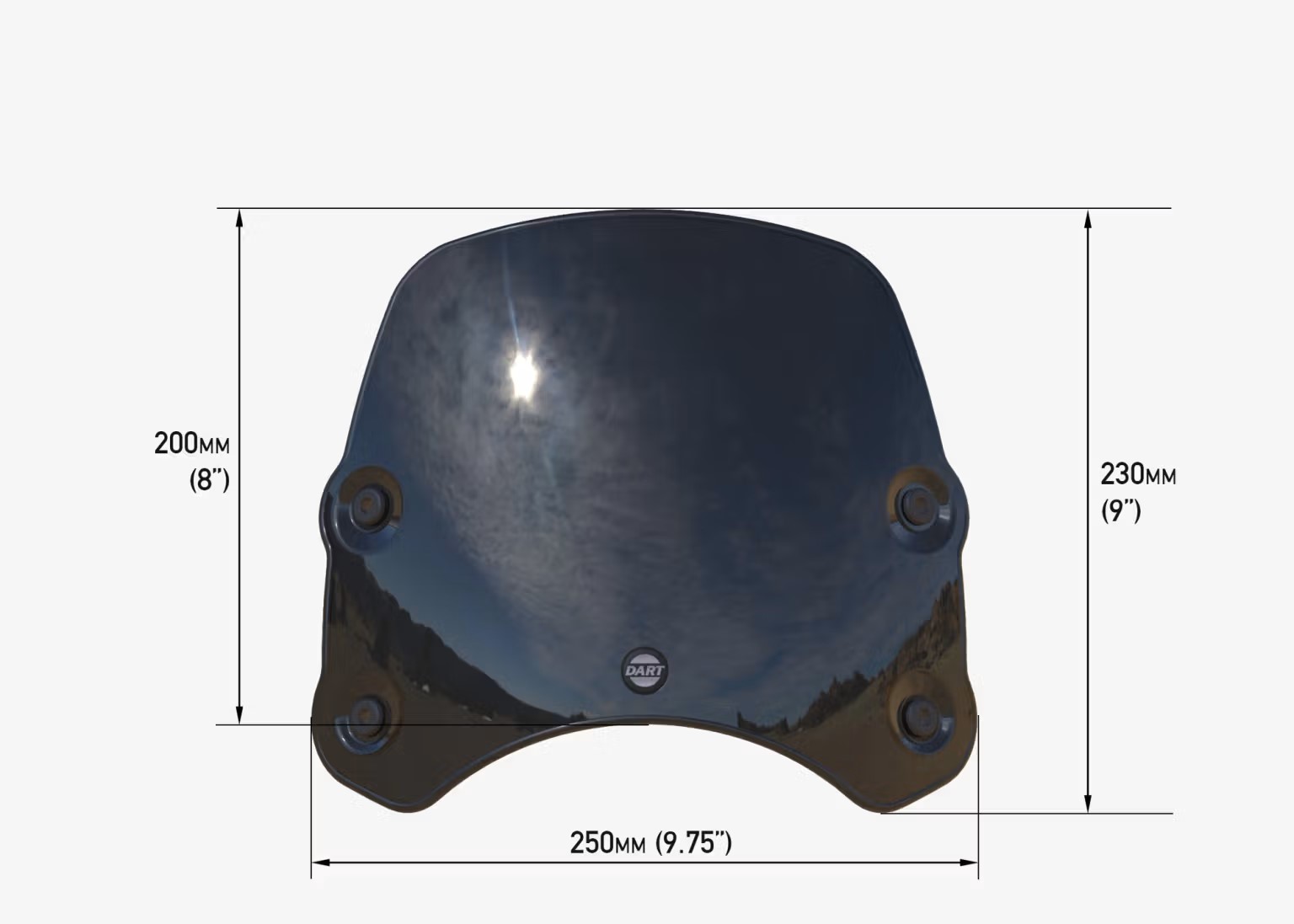 DART Piranha S3 フライスクリーン