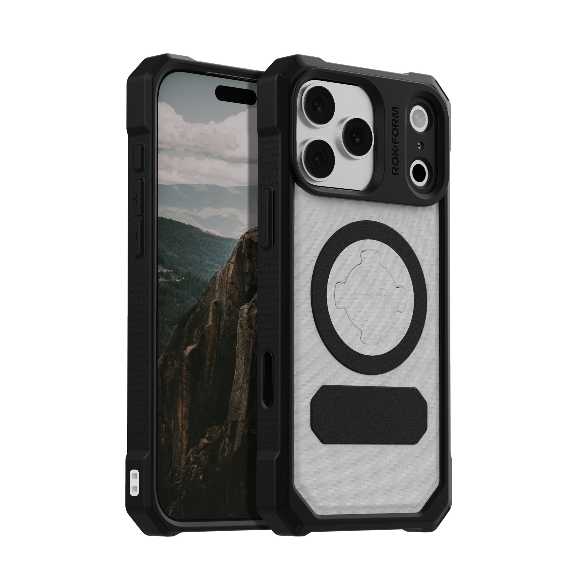 ROKFORM Ruggedケース ホワイト(iPhone Pro Max装着例)